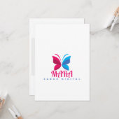 Tarjetas de Felicitación MARA – Sabor Digital Karte (Vorderseite/Rückseite Beispiel)