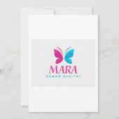 Tarjetas de Felicitación MARA – Sabor Digital Karte (Rückseite)
