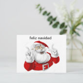 Tarjetas de feliz navidad feiertagspostkarte (Stehend Vorderseite)