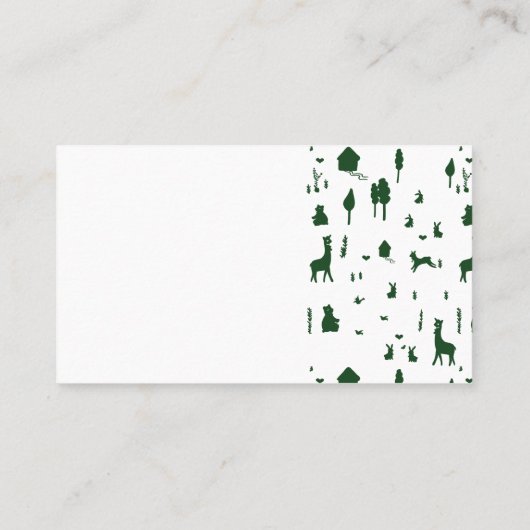 Tarjetas de invitación visitenkarte (Rückseite)