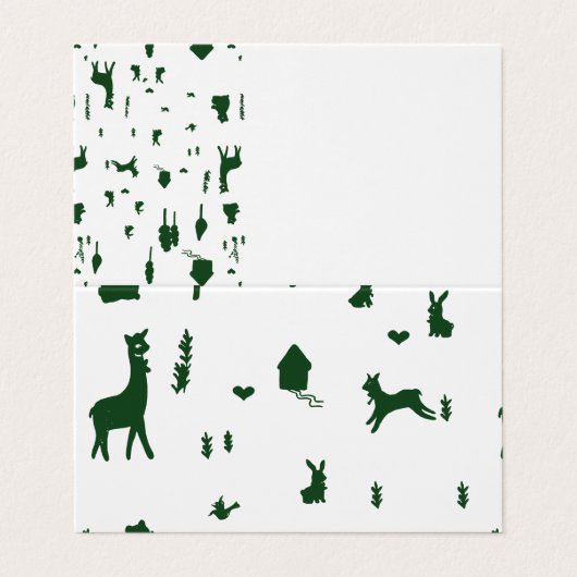 Tarjetas de invitación visitenkarten (Außenseite Aufgefaltet)