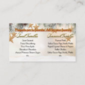 Tarjetas de negocio tamales Hollidays Visitenkarte (Rückseite)