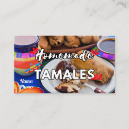 Tarjetas de Negocio Tamales Visitenkarte