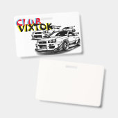 Tarjetas de presentación ausweis (Vorder- & Rückseite)