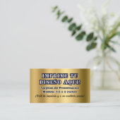 Tarjetas de Presentacion para Negocio Visitenkarte (Stehend Vorderseite)