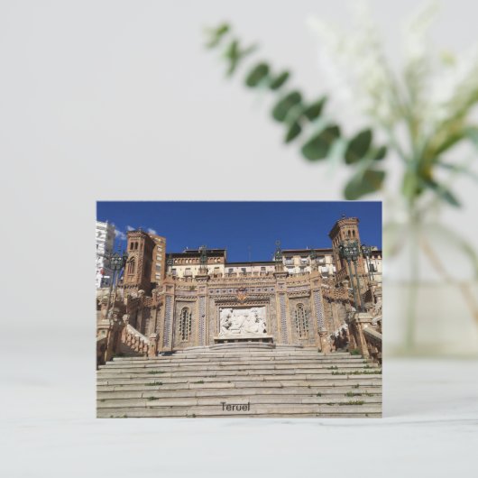 Tarjetas, Teruel Postkarte (Stehend Vorderseite)