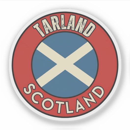 Tarland, Schottland Aufkleber (Vorderseite)