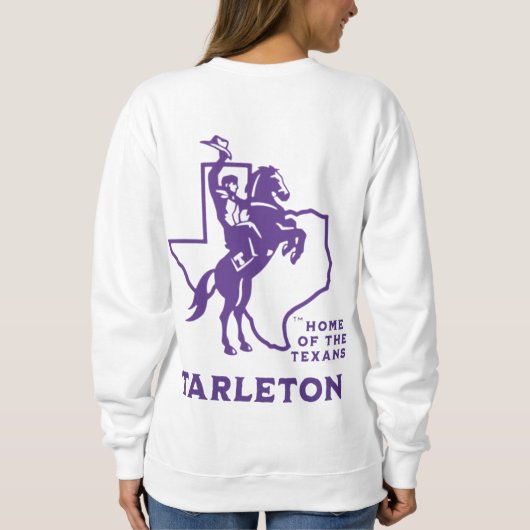 Tarleton Sweatshirt mit Texan Rider (Rückseite)