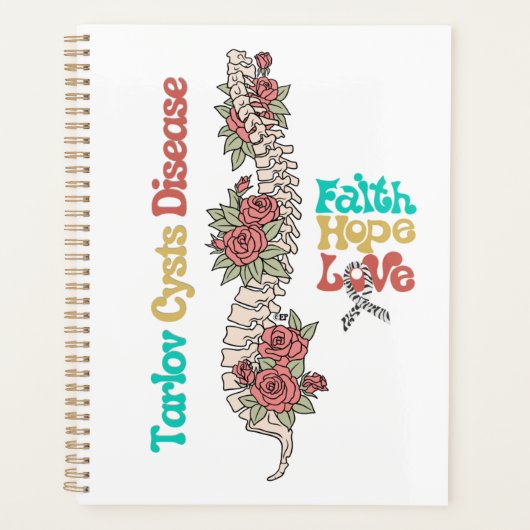 Tarlov Cystes Disease Hard Cover Notebook Planer (Vorderseite)