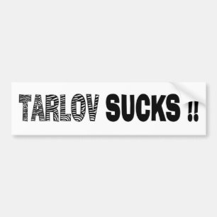TARLOV-IST ZUM KOTZEN AUTOAUFKLEBER