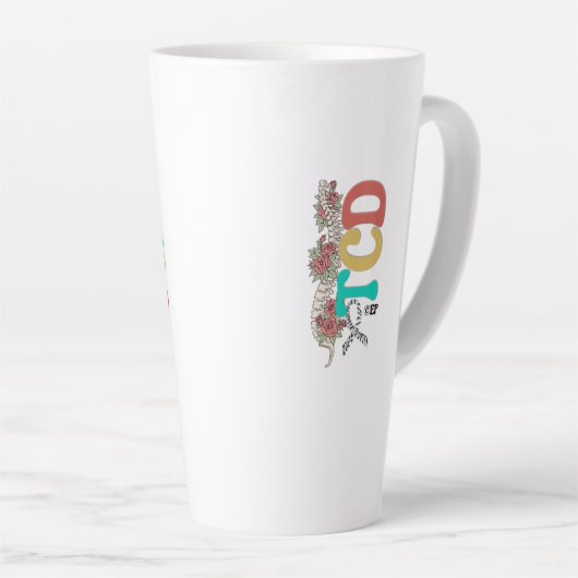 Tarlov-Zystenkrankheit Latte Tasse (Rechte Ecke)