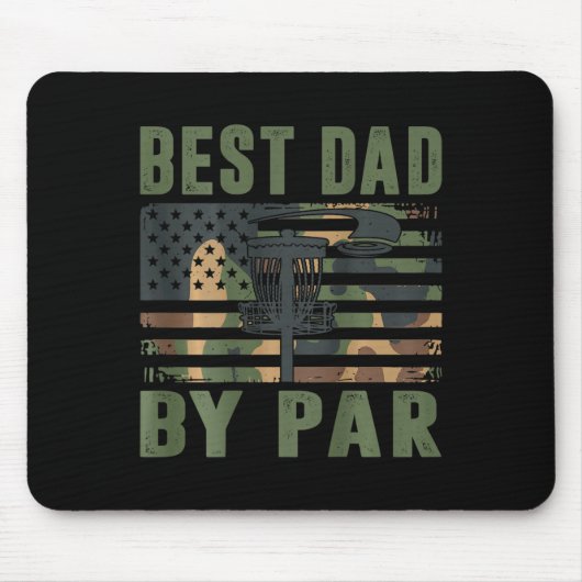 Tarn Disc Golf Bester Vater Von Par Amerikanische  Mousepad (Vorne)