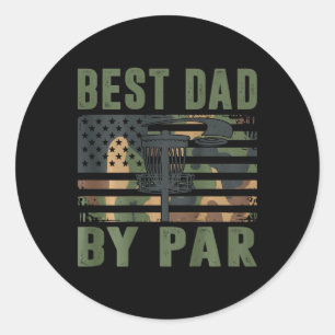 Tarn Disc Golf Bester Vater Von Par Amerikanische Runder Aufkleber