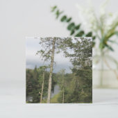 Tarn Hows Trees Flat Greeting Card (Stehend Vorderseite)