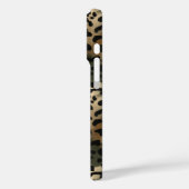 Tarn-Leoparden-Druck monogrammiert Case-Mate iPhone Hülle (Rückseite / Links)