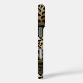 Tarn-Leoparden-Druck monogrammiert Case-Mate iPhone Hülle (Rückseite / Rechts)