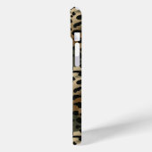 Tarn-Leoparden-Druck monogrammiert Case-Mate iPhone Hülle (Rückseite / Links)
