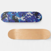 Tarn Skateboard Blau Weiß Schwarz  (Horizontal)