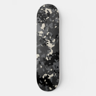 Tarn-Skateboard Schwarz Weiß Grau Skateboard