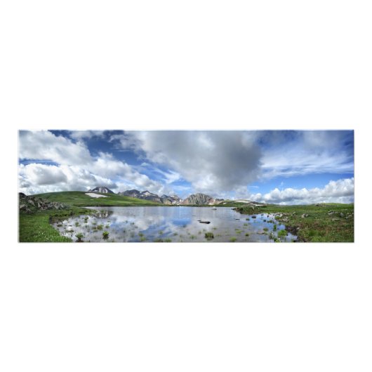 Tarn über dem Elk Creek Canyon auf dem Continental Fotodruck (Vorne)