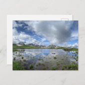 Tarn über dem Elk Creek Canyon auf dem Continental Postkarte (Vorne/Hinten)