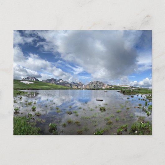 Tarn über dem Elk Creek Canyon auf dem Continental Postkarte (Vorderseite)