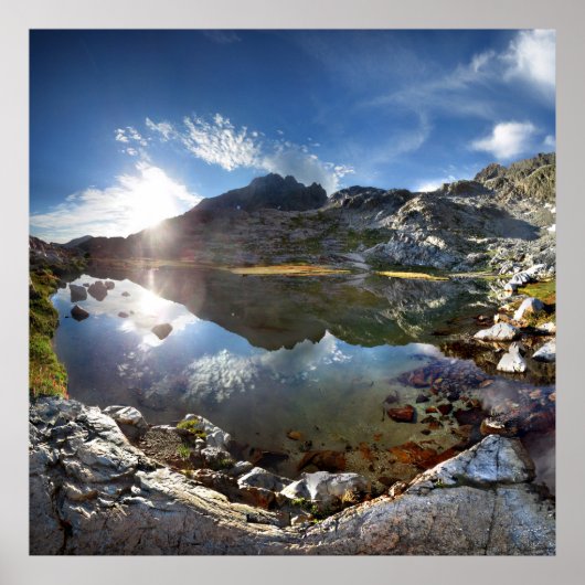 Tarn under the Minarets - Sierra Poster (Vorne)