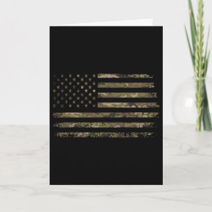 Tarnamerikanische Flagge USA-Tarnung Männer Jungen Karte