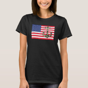 Tarnanker Amerikanische Flagge 4. Juli Tarnung I T-Shirt