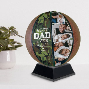 Tarnanzug „Bester Vater aller Zeiten“ Militärfoto Basketball