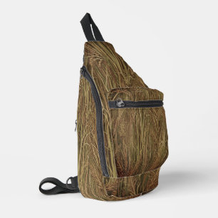 Tarnanzug für hohes Gras - Ghillie-Anzug Crossbody Bag