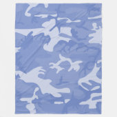 Tarnblau Fleecedecke (Vorderseite)
