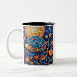 Tarnender Igel Zweifarbige Tasse