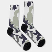 Tarnfarbe Grauton Socken (Rechts)