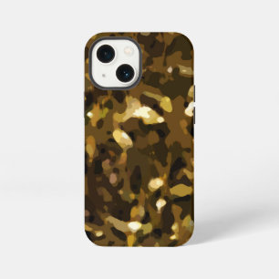 Tarnfarben abstraktes Muster iPhone 13 Mini Hülle