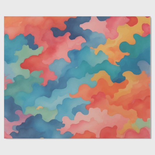 Tarnfarben Geschenkpapier (Flach)