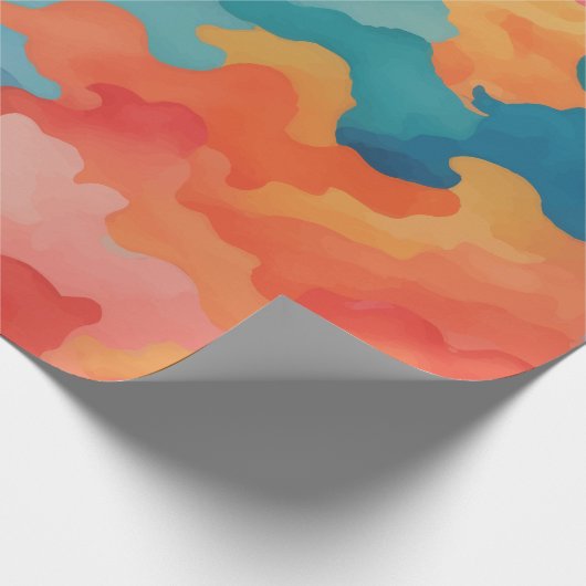 Tarnfarben Geschenkpapier (Ecke)