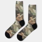 Tarnfarben Sustainable Premium Crew Socke (Linkes Detail)