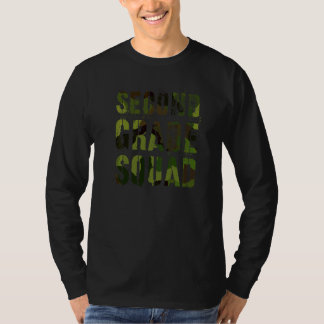 Tarnfarben Zweite Klasse Trupp Lehrer Hallo 2. Klä T-Shirt