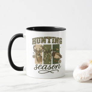 Tarnfarbenes Flirt-Hochsaison für Hirsch und Ente Tasse