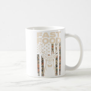 Tarnfarbenes Hirschjagen Fast Food Gag Jäger Gesch Kaffeetasse