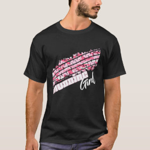 Tarnfarbenes Mudding-Mädchen Schlammlastwagen T-Shirt