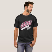 Tarnfarbenes Mudding-Mädchen Schlammlastwagen T-Shirt (Vorne ganz)
