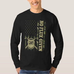 Tarnflagge Schweißen Für Männer Schweißer Vater K T-Shirt