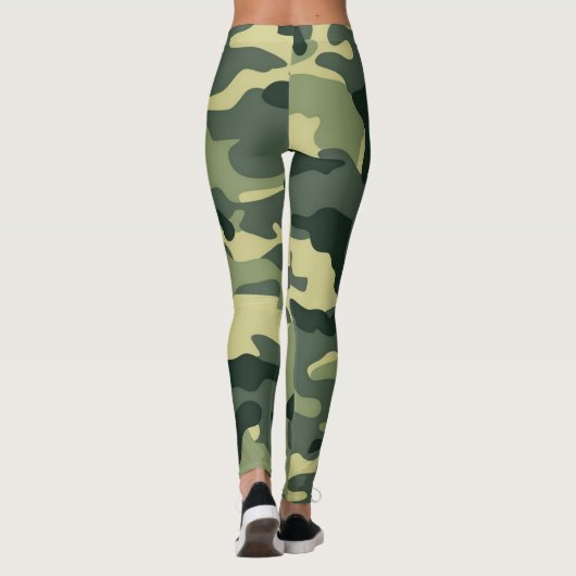 Tarngrün Leggings (Rückseite)