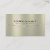 Tarnished Gold Metallic Background Visitenkarte (Vorderseite)