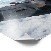 Tarnkappenbomber Fotodruck (Ecke)