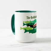 Tarnkappenforelle tasse (Vorderseite Links)