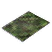 Tarnkappengrün Notizblock (Linke Seite)