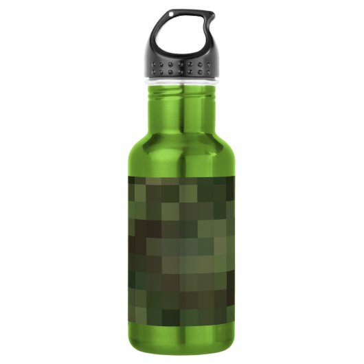 Tarnkappengrün Trinkflasche (Vorderseite)